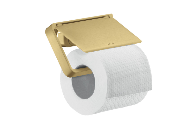 Тримач туалетного паперу настінний Axor Universal, Brushed Gold Optic 42836250 зображення 1