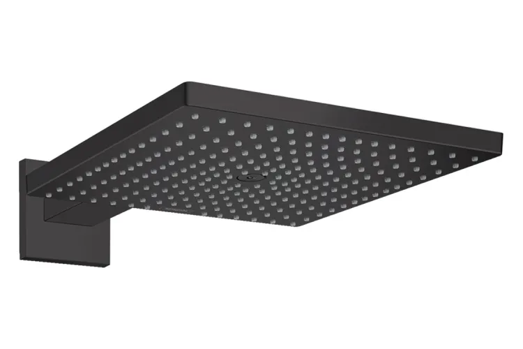 Верхній душ Raindance Select E 300 1jet Air з тримачем 390 мм, EcoSmart 9 l/min Matt Black (26239670) зображення 1