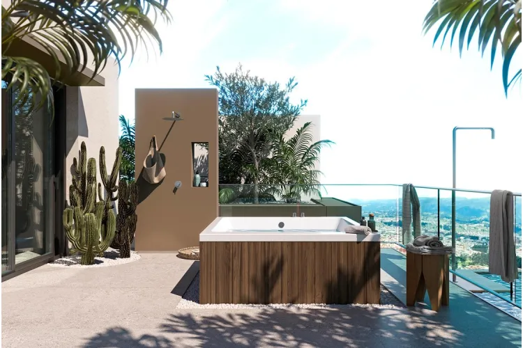 ROUND INOX, Верхній душ Rondo d30 см, з кульовим з'єднанням, brushed stainless steel (100281143) зображення 3