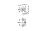 Змішувач EURODISC JOY для душу DN 15  настінний хромований (23430000) image 2