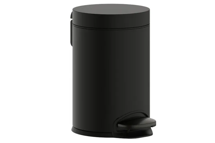 AddStoris Відро для сміття 3L, Brushed Black Chrome (41775340) image 1