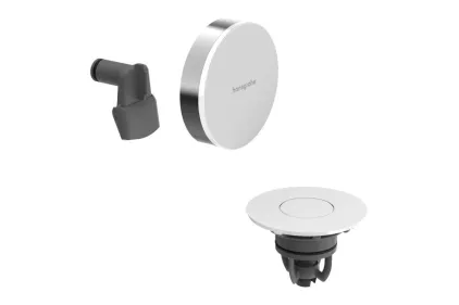 Зовнішня частина Exafill II до сифона на ванну з наповненням Chrome/White Gloss 58119000