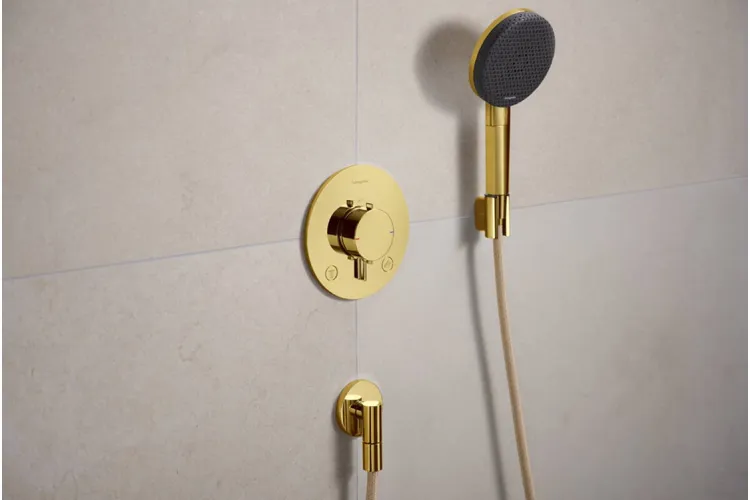 Шлангове під'єднання FixFit Fine S, Polished Gold Optic (28882990) зображення 2