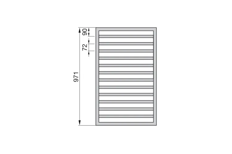 Рушникосушка QUARO 971х450 сталь RAL9016 Traffic White gloss (QA-100-045) зображення 3