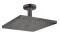 Верхній душ Raindance Select E 300 1jet Air EcoSmart з тримачем до стелі, Brushed Black Chrome (26251340)