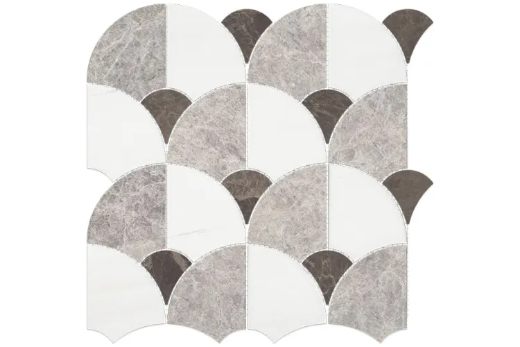 G148 FIGURE SHELL DARK 29,9X29,7 (мозаїка) зображення 1