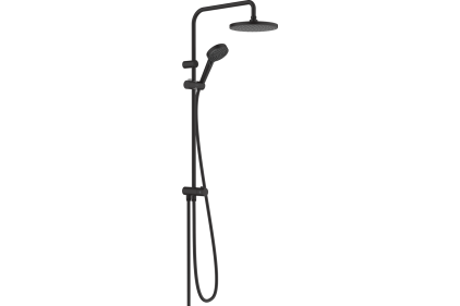 Душевая система Vernis Blend Showerpipe 200 1jet Reno Matt Black (26272670)