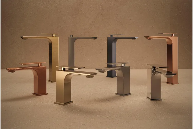 IBIZA, Змішувач для умивальника Н375мм, brushed titanium (100374090) image 2