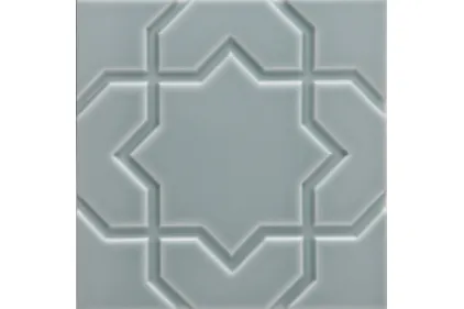 ADNE4149 NERI RELIEVE STAR SEA GREEN 15x15 декор (плитка настінна)