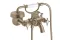 Змішувач Axor Montreux  для ванни двохвентильний Cross, Brushed Nickel 16540820
