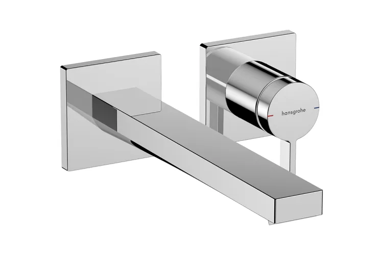 Змішувач Tecturis E 225 для умивальника зі стіни, Chrome (73051000) image 1