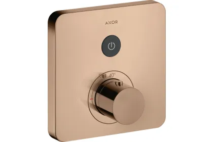 Термостат на 1 споживач Axor ShowerSelect, колір Polished Red Gold 36705300