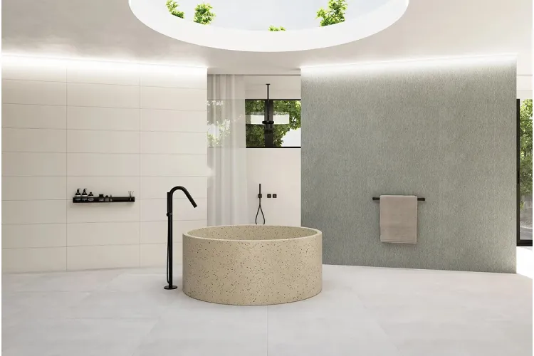 PLUMAGE GRAPHIC INDIGO MATT 30x90 декор (плитка настінна) image 3