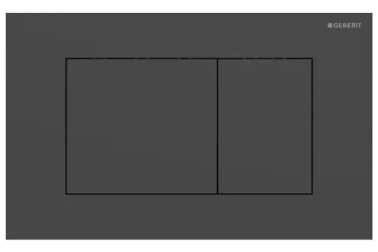 Кнопка змиву Sigma 40 square, нержавіюча сталь/чорний матовий (115.629.14.1) зображення 1