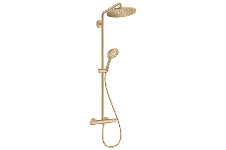 Душова система Croma Select S 280 1jet Showerpipe EcoSmart з термостатом, Brushed Bronze (26891140) image 1