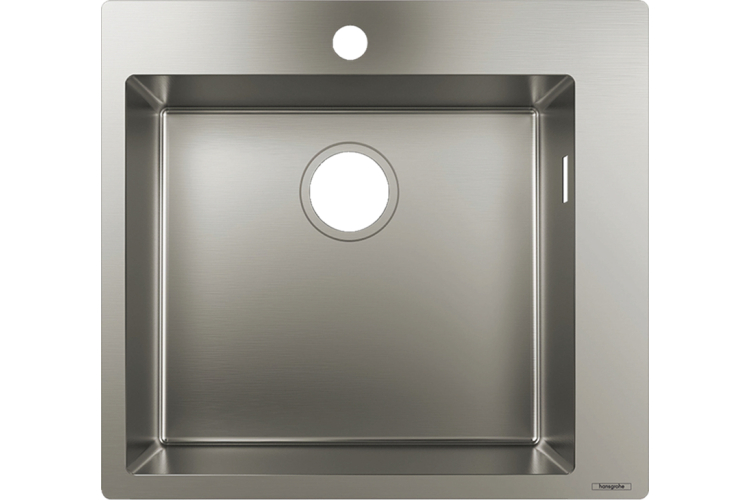 Кухонна мийка S711-F450 на стільницю 1x35d 550х500 Stainless Steel (43301800) image 1
