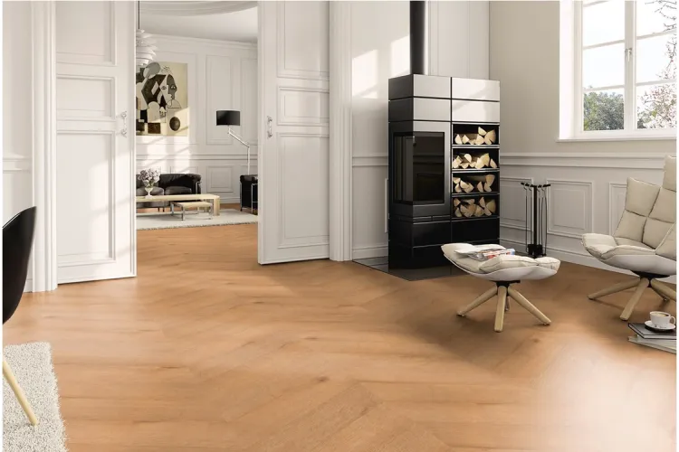 Chevron 2417 Дуб Гамбург 665.4х152.4 2,5 mm Ter Hurne (SPC вінілова підлога) зображення 4