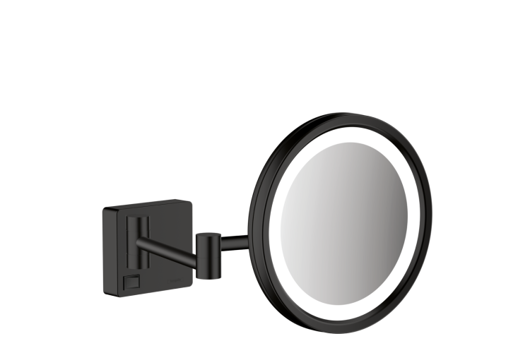 AddStoris Дзеркало для гоління з LED освітленням, чорний матовий (41790670) зображення 1