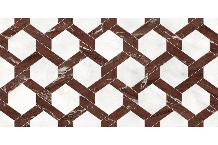 G-7230 MARBLE CARDINALE ROSSO DECOR 49,75x99,55 декор (плитка для підлоги і стін) image 1