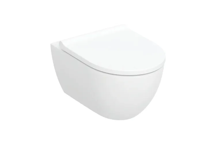 Унітаз підвісн. ACANTO TurboFlush + сидіння дюроп.s/c quickfix (502.774.00.1) зображення 1