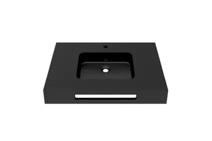 Умивальник RAS KRION SHELL ROCK 80x50, Graphite (100298398)