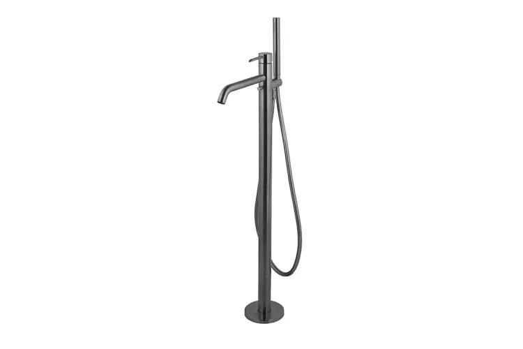 ROUND Змішувач підлоговий для ванни, brushed titanium (100339992) image 1