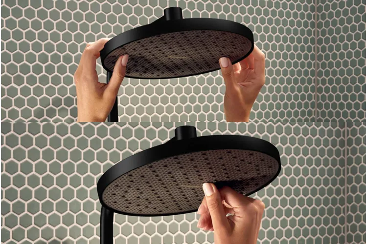 Душова система Activera S Showerpipe 240 1jet EcoSmart ShowerTablet Select 360, MattBlack (28638670) зображення 3