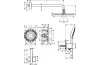 Душовий комплект Raindance S 240 1jet ShowerSelect S  6 в1 (27951000) Chrome зображення 2