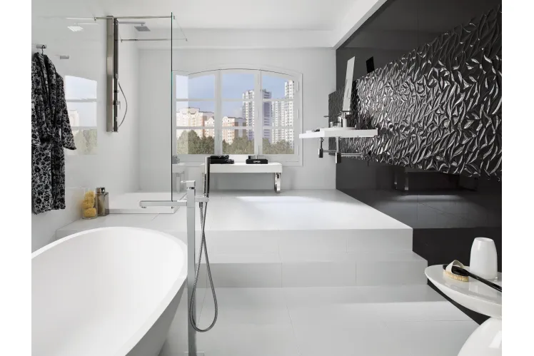 Іспанська чорно-біла плитка EXTREME від PORCELANOSA. Фото 1