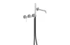 Змішувач для ванни прихов.монтажу MOZA stainless steel 5049-410-22 image 1