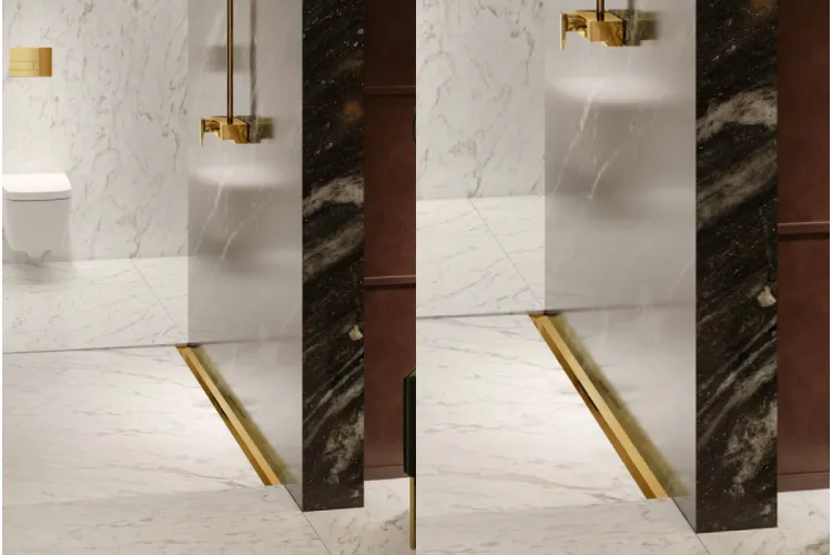 TECEdrainprofile Профіль дренажний 900мм Brushed Gold Optic, нержавіюча сталь (670902) image 2
