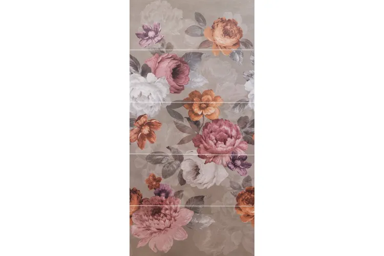 YLICO PEONY INSERTO MIX 5 RT 120х250 декор-панно (плитка настінна) fRCR image 1