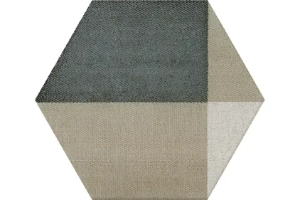 K·38 HEXTANGRAM FABRIC TAUPЕ 28.5х33 (плитка для підлоги і стін)