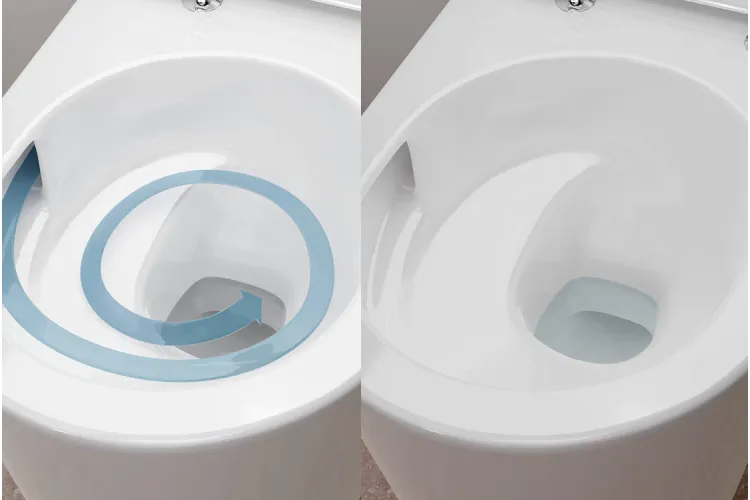 Унітаз підвісний EluPura S AquaHelix Flush, HygieneEffect, із сидінням SoftClose and QuickRelease Slim (62025450) зображення 2