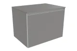 CUBIKA Підвісна тумба під умивальник 70x50x50 см, Grey matt (CKD473LGK)