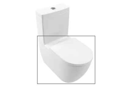 SUBWAY 3.0 Унітаз підлоговий до моноблоку, Rimless TwistFlush Aquareduct 37х71 см (4672T001)