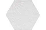 GAUDI WHITE 22x25 (шестигранник) (плитка для підлоги і стін)