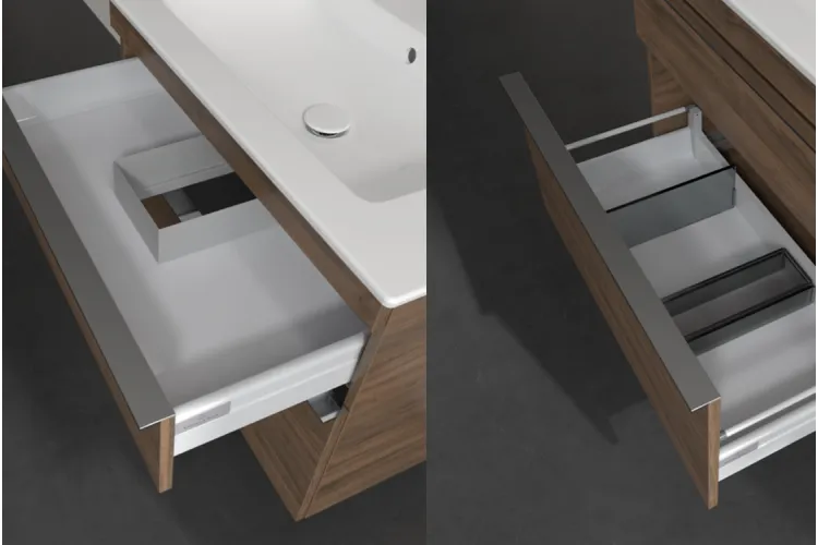 VENTICELLO Тумба під умивальник 753x590x502 Arizona Oak, ручки хром (A92501VH) зображення 3