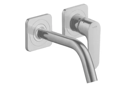 Змішувач Axor Citterio M 167 мм для умивальника зі стіни на 2 отвори  34113820, Brushed Nickel