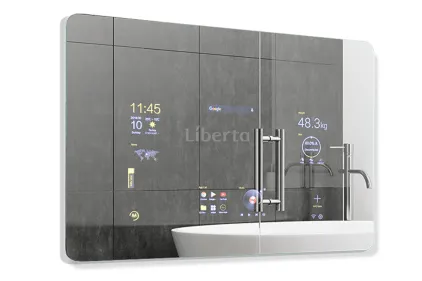 Розумне дзеркало "SMART MIRROR" 800х600: touch screen 23.6" / weight & skin detector