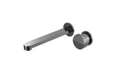 TONO, Зовнішня част.вбудованого змішувача для умивальника, titanium (100190604)