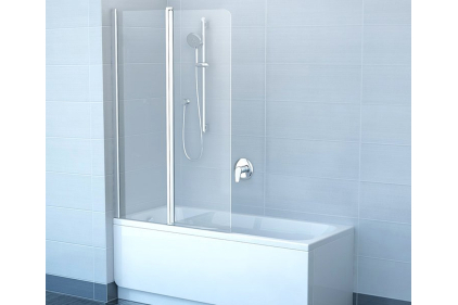 Шторка для ванни CVS2-100L Transparent полірований алюміній 7QLA0C00Z1