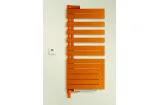 Рушникосушка дизайнерська електрична RODA TWIST SPA AIR "R"1346x550  Orange Quartz 0528 (ROER-140-55/IPS)