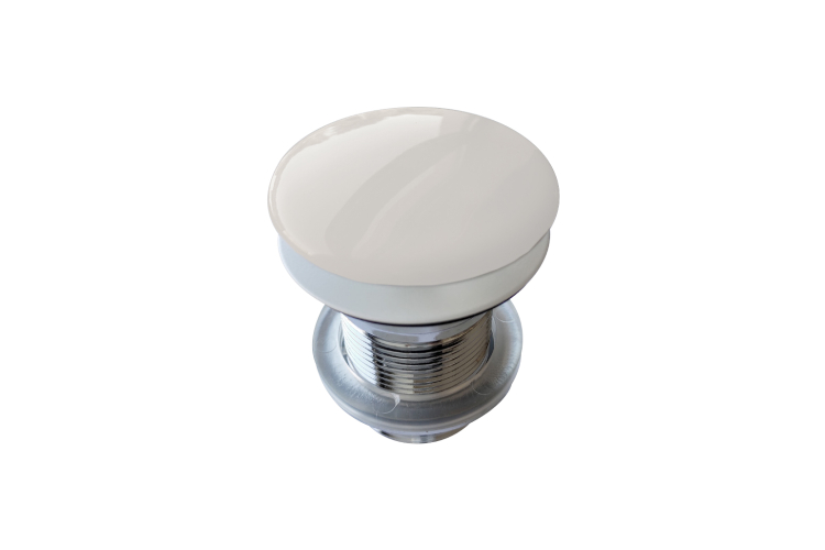 Клапан Клік-Клак для сифона з керамічною кришкою з переливом Latte (PLTPCE) зображення 1