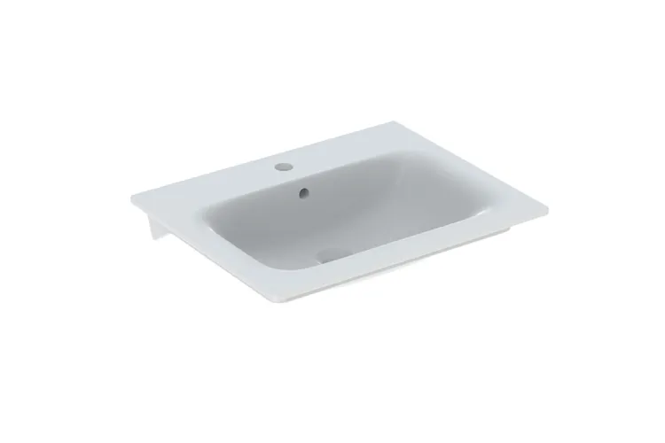 Умивальник SELNOVA SQUARE 60 см вбудований з/о (500.994.00.1) зображення 1