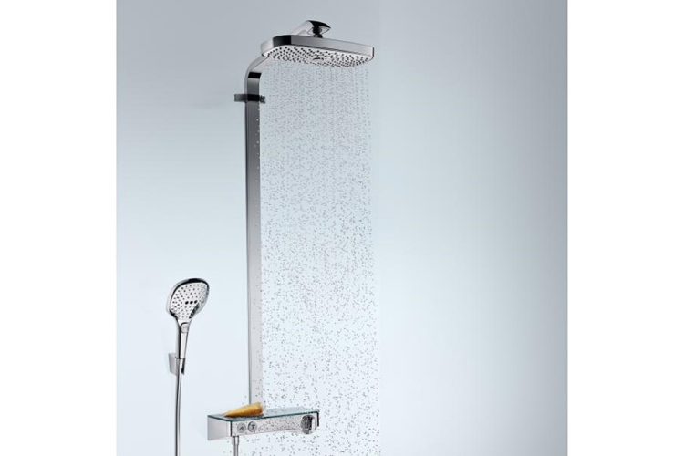 Душова система Raindance Select E 300 2Jet з термостатом ShowerTablet White/Chrome (27126400) зображення 2