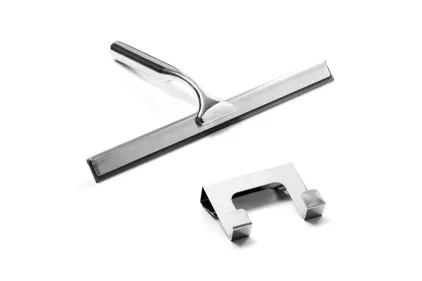 Скребок для ванної кімнати у комплекті з тримачем, Gold Shine (AK-0007)