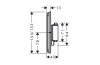 Термостат прихованого монтажу ShowerSelect Comfort S HighFlow, Matt White (15559700) зображення 2