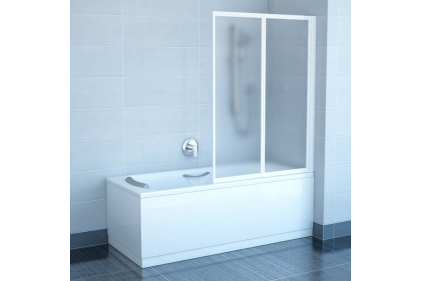 Шторка для ванни VS2-105 Rain білий 796M010041