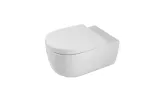 ACRO COMPACT, Унітаз підвісний 55 см, Rimless з кріпленням, matt white (100376927)